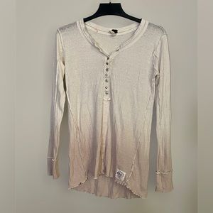 FREE PEOPLE We the Free ombré Cozy Up Henley